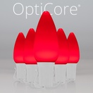 C9 Red Smooth OptiCore&reg Commercial LED Christmas String Lights