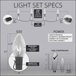 25 C9 Clear Christmas Lights