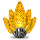 Kringle Traditions TM C9 Gold LED Christmas Light Bulbs