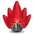 Kringle Traditions TM C9 Red LED Christmas Light Bulbs