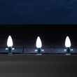 C9 Cool White Smooth OptiCore&reg LED Christmas Light Bulbs