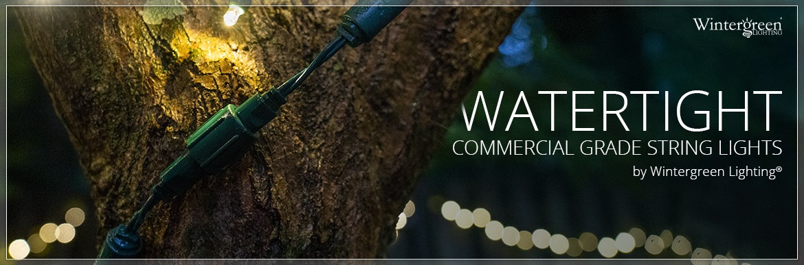 Water Tight Commercial LED String Lights