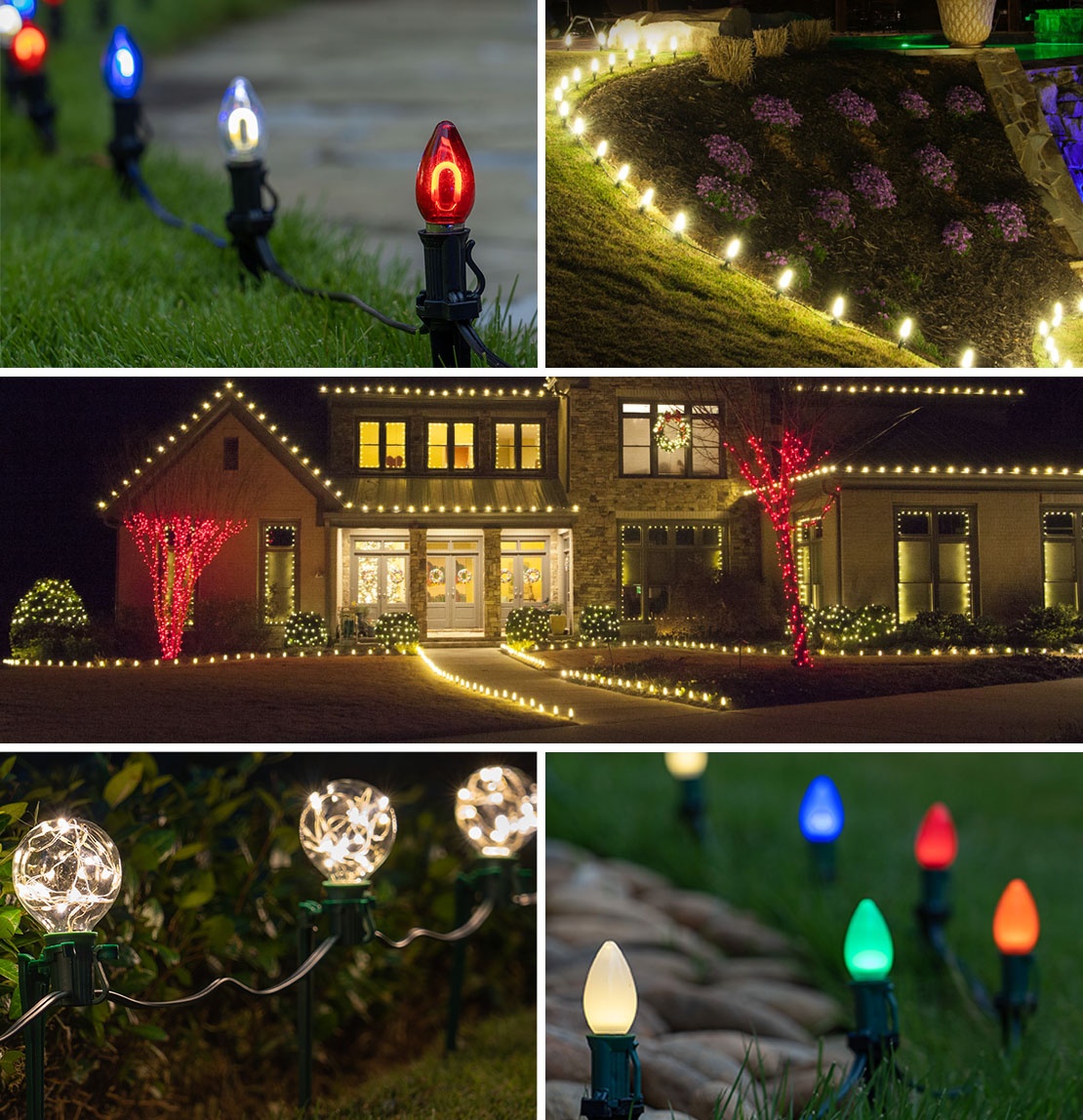 Walkway Lighting Ideas for Christmas, Outdoor Parties and Events
