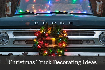 Christmas Truck Decorating Ideas