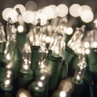 Commercial 150 Clear Christmas Mini Lights, 6" Spacing, Green Wire