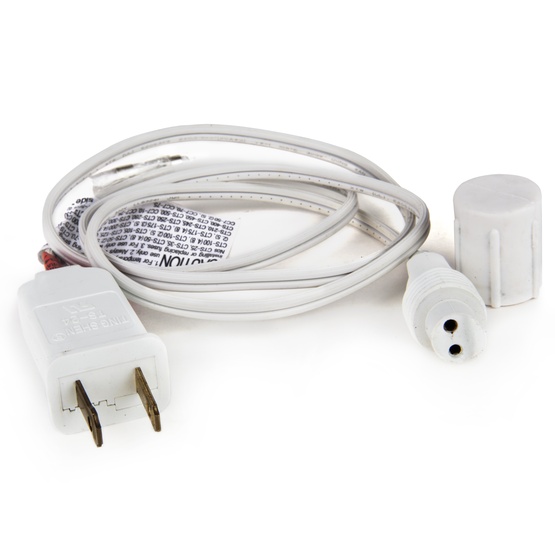 WeatherPRO TM Commercial LED Power Adapter, White Wire