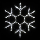 LED 18 Point Snowflake, Cool White Lights 