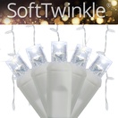 Cool White SoftTwinkle&reg LED Curtain Lights
