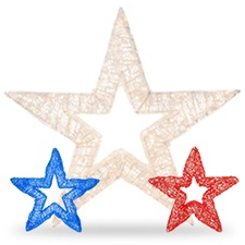 Dimensional Star Light Decorations