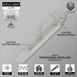 Icicle Light Clip, 100 Pack