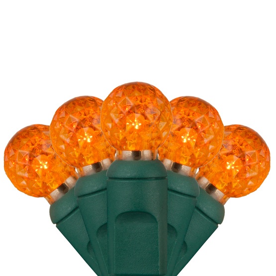 G12 Orange LED Christmas Lights