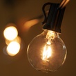 G40 Transparent Clear, 7 Watt Replacement Bulbs