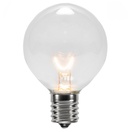 G50 Transparent Clear, 7 Watt Replacement Bulbs