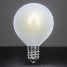 G50 Cool White Glass FlexFilament TM LED Edison Bulb, Satin