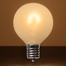G50 Warm White Glass FlexFilament TM LED Edison Bulb, Satin, E17 Base