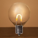 G50 Warm White Shatterproof FlexFilament TM LED Edison Bulb, E17 Base