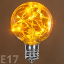 G50 Gold LEDimagine TM Fairy Light Bulb, E17 Base