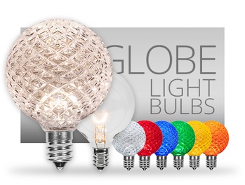 Globe Christmas Light Bulbs