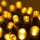  5mm Gold LED Christmas Lights, Commercial