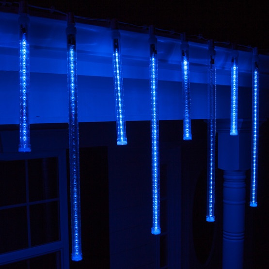 T8 blue grand cascade LED light tubes, E17 Base