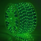Green Rope Light, 2 Wire 1/2", 120 Volt