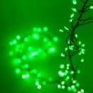 Green LED Fairy Garland Lights, Green Wire