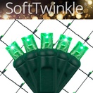 5mm Green SoftTwinkle&reg LED Net Lights, Green Wire