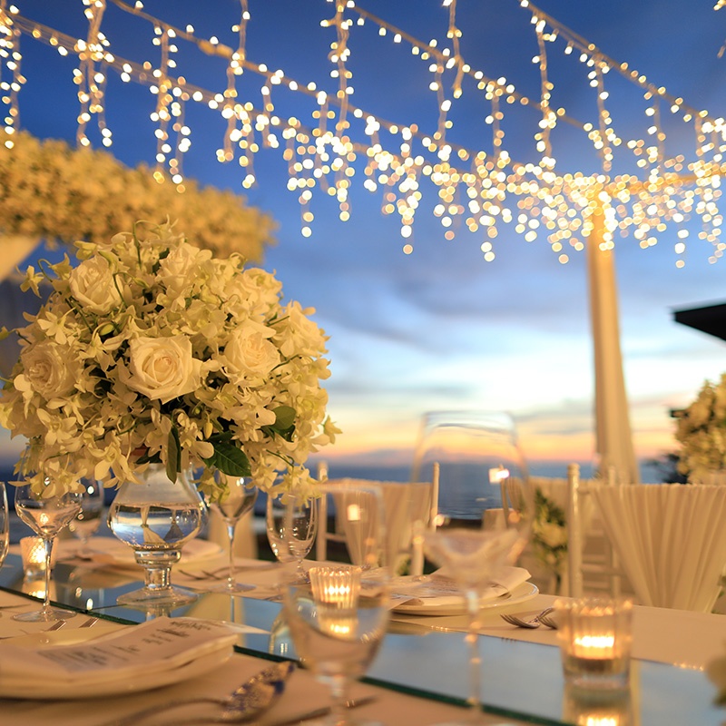 Icicle & Curtain Wedding Lights