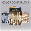70 M5 Warm White LED Icicle Lights