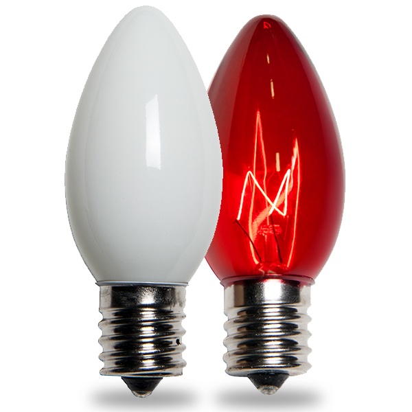 Incandescent Christmas Bulbs