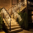 100 Clear Icicle Lights, White Wire 