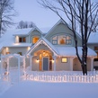 100 Clear Icicle Lights, White Wire 