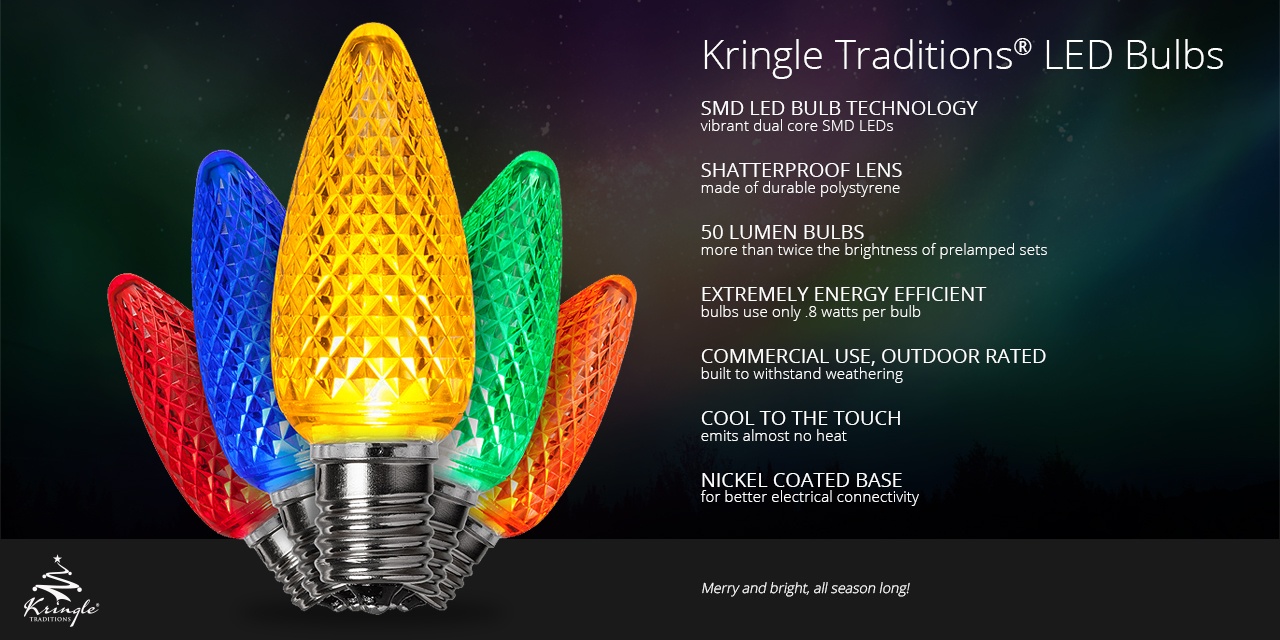 Kringle Traditions LED Light Bulbs