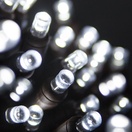 70 5mm Cool White LED Christmas Lights, Commercial, Brown Wire