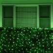 5MM 4'x6' Green LED Net Lights, Green Wire