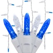 70 M5 Blue and White LED Icicle Lights