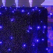 5MM 4'x6' Blue LED Net Lights, Green Wire