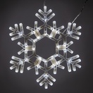 LED Folding Snowflake, Cool White Lights 