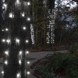 StretchNet Pro 14" x 31.5" Tree Wrap Lights, 5mm LED, 50 Cool White Lights, Brown Wire