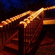18' Orange LED Rope Light, 2 Wire 120 Volt