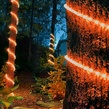 18' Orange LED Rope Light, 2 Wire 120 Volt