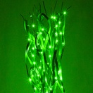 Green Curly Lighted Branches with Green LED Lights, 1 pc