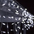 70 LED Icicle Lights, Cool White M5 Bulbs