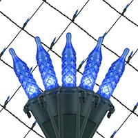 Blue LED Christmas Net Lights