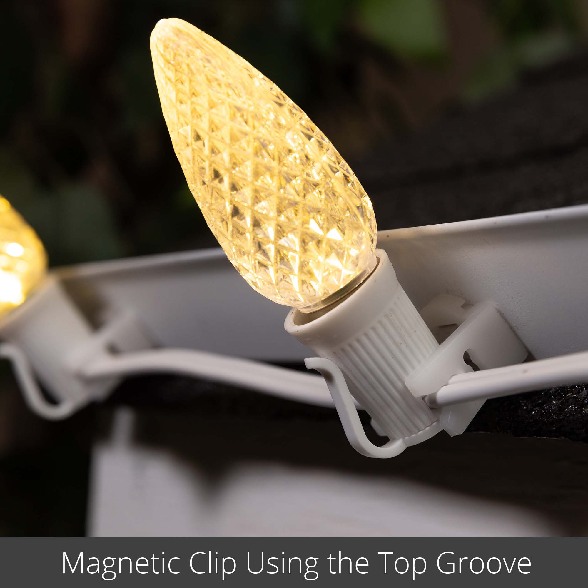 Magnetic C9 Christmas Light Clip