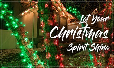 Christmas Lights Red and Green
