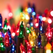 Commercial 100 Multi Color Christmas Mini Lights, 6" Spacing, Green Wire