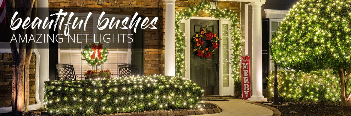 Net Lights Christmas Lights for Bushes