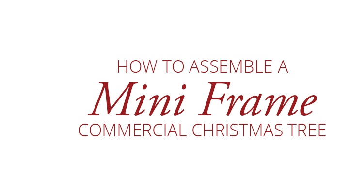Olympia Pine Mini Frame Commercial Christmas Trees