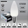 C9 Cool White Smooth OptiCore&reg LED Christmas Light Bulbs